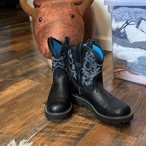 Ariat Black and Blue Women's Boots